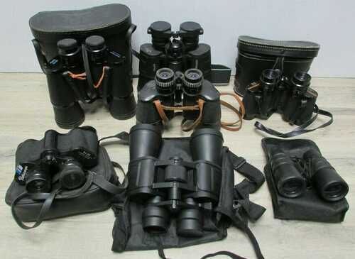 Binoculars Bundle - Boots Bresser Prinz Pathescope Some with Cases Unchecked