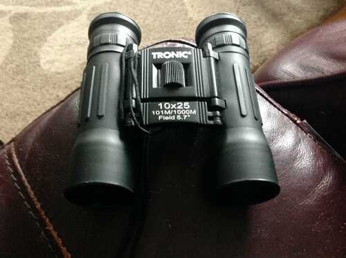 Small Tronic binocular, 10 x 25