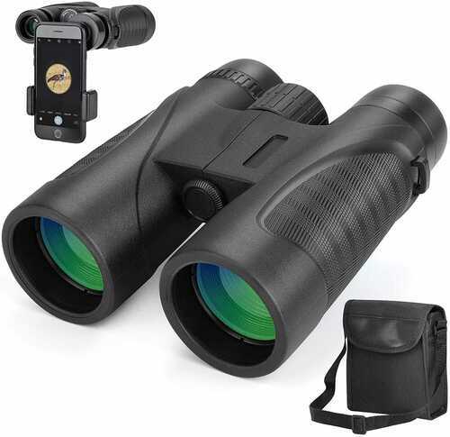 Binoculars for Adults 12x42 High Power Compact Binocular for Bird Watching BAK4