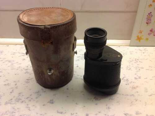 Very Rare VINTAGE BARR AND STROUD CF27A MONOCULAR WITH LEATHER CASE Good Sight