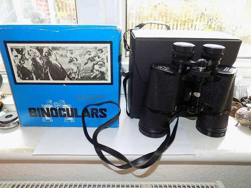 VINTAGE REGENT MODEL J-B61 BINOCULARS 16 X 50 FIELD 3.5 DEGREE CASED and BOXED