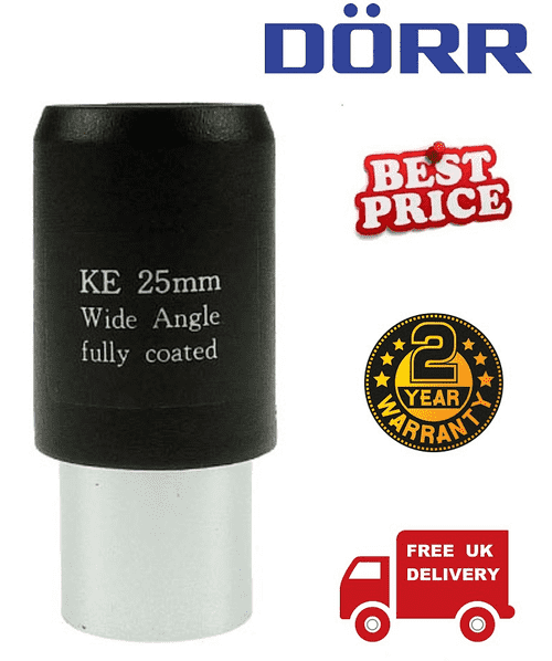 Dorr Danubia K25 Kellner 25mm 1 Inch Astro Telescope Eyepiece 566525 (UK Stock)