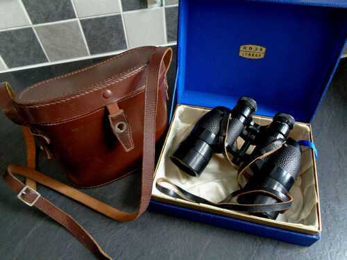 Ross London Solaross Binoculars 12 x 40 with Leather Case and Original Box