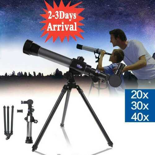 20X 30X 40X Refractor Astronomical Telescope for Children Combo with Tripod UK