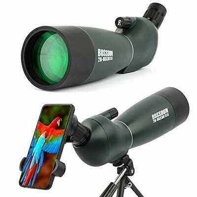 20-75x70 Zoom HD Spotting Scope with Tripod, Carrying Bag and Phone Adapter,