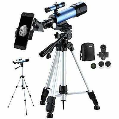 Aomekie Telescope for Kids Adults Astronomical Telescope with 10X Phone Adapter