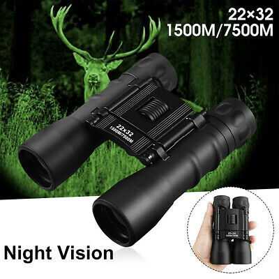 Foldable HD Long Range Anti Slip Night Vision Binoculars Zoomable Camping Wide A