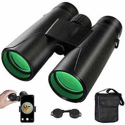 12x42 Binoculars High Power Binocular for Adults BAK4 Prism FMC Lens and Ideal