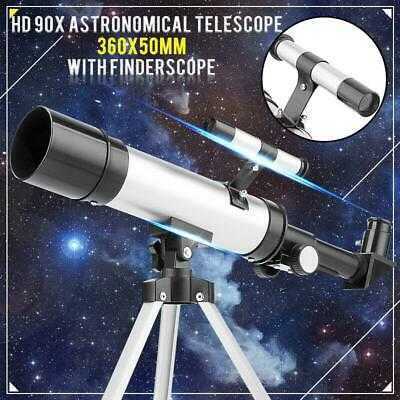 Professional Refractor Telescope Monocular Astronomical 90X Scope w/Tripod GB