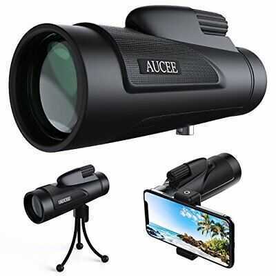 12x50 Monocular Telescope for Adults AUCEE HD High Power Bak4 Prism