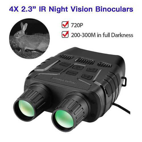 720P Night Vision Binoculars 300 Yards Digital Telescope Camera For Hunting New