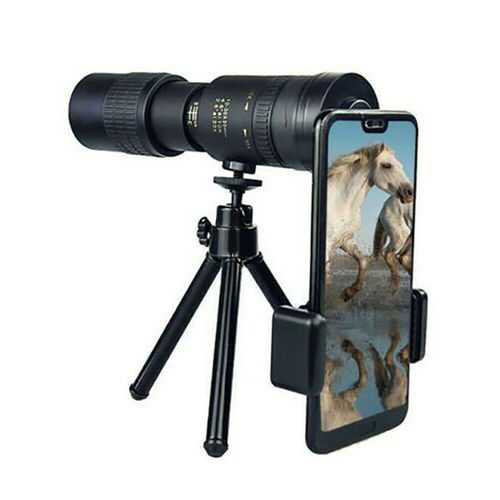 10-300X40mm Zoom Monocular  Retractable Phone Telescope