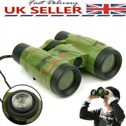 6X30mm Binoculars Children Simulation CS Telescope Toy For Kids Outdoor Games UK