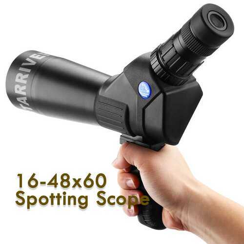 K9 16-48X60 Spotting Scope Prism Telescope for Bird Watching Ball Games Outdoor