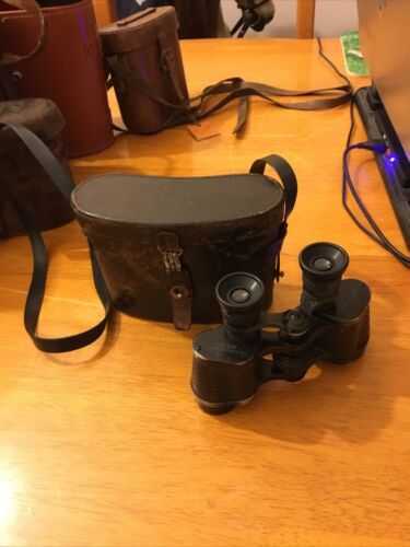 Schumann Binoculars 6x24 In Leather Case