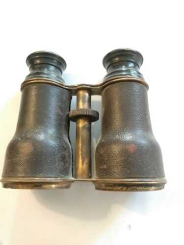 Vintage Brass and Leather Opera /Racing Binoculars