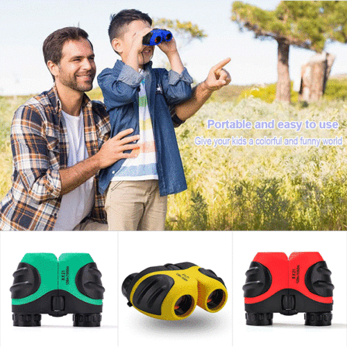 Child Binoculars Waterproof Pocket Scope For Camping Hiking Traveling Zoom UK