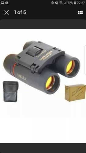 SAKURA Day And Night Vision 30 x 60 ZOOM Mini Compact Binoculars