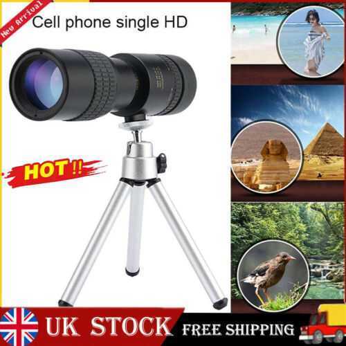 4K HD 10-300X40mm Super Monocular Telephoto Zoom Monocular Telescope Portable