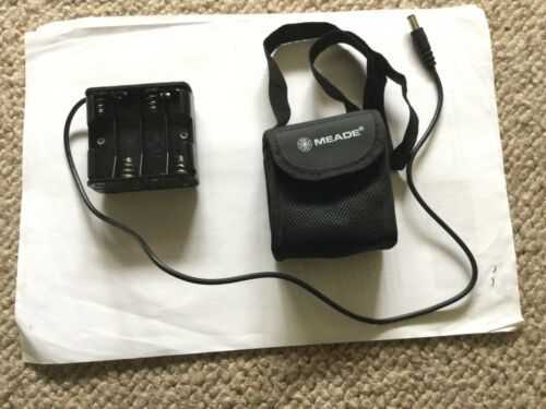 Meade etx 12v Batery Pack/power cable and case