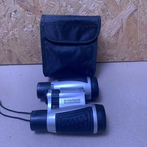 Daily Sunday Telegraph Pocket Lightweight Binoculars with Soft Case and Strap