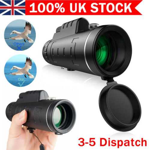 Super High Power 40X60 Portable HD Night Vision Monocular Telescope Binoculars