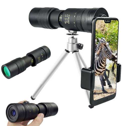 4K 10-300X40mm Super Telephoto Zoom Monocular Telescope HD Portable UK