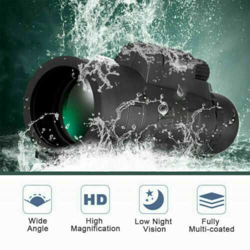 Super High Power 40X60 Portable Night Vision Monocular Telescope Binoculars HD