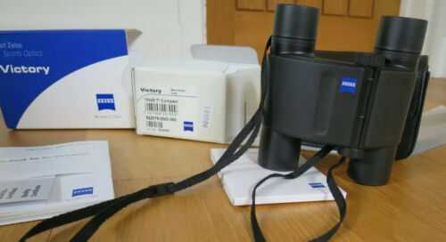 Zeiss Victory 10x25 T* Binoculars.  Mint In Box. Very light.