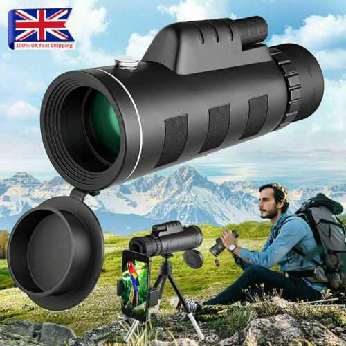 HD Monocular Starscope Phone Camera Zoom Lense 40X60 Tripod Holder Telescope