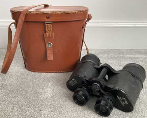 Zenith 12x50 Binoculars + Case. Coated Lens, Triple Tested, Field 5.5 degs.