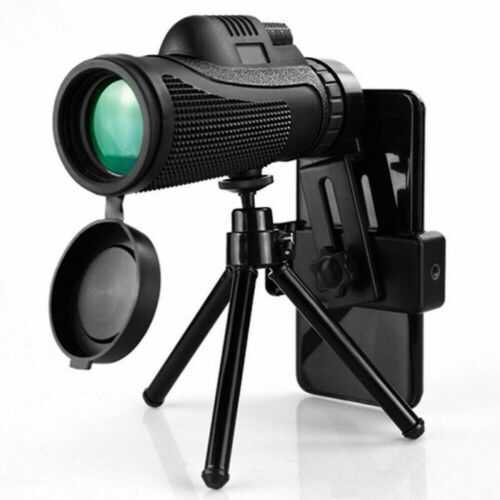 4060 Zoom Tripod Monocular Telescope Professional Night Vision Phone Clip #B5