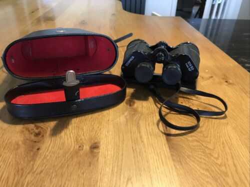 Vintage Cosmica Binoculars 10 x 50 Field 5.5 With Hard Carry Case