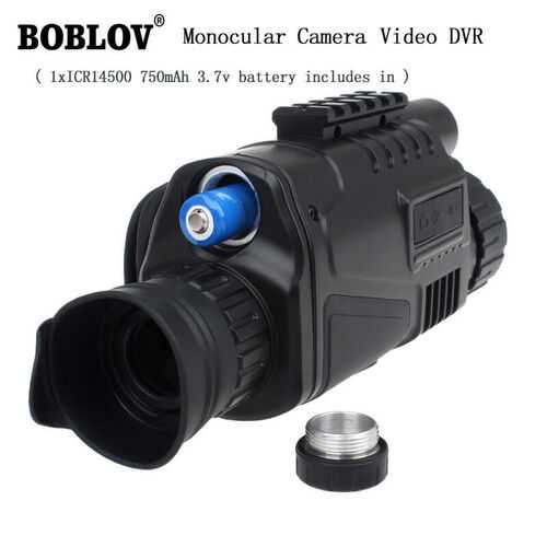 BOBLOV 5x40 Night Vision Monocular 8GB DVR Telescopes for Hunting Surveillance