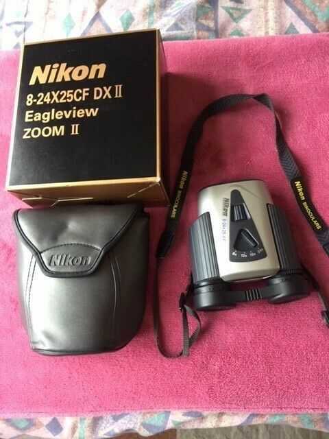 Binoculars Nikon 8-24X25CF DX II Eagleview Zoom II with case in original box