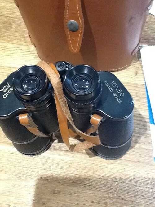 crown binoculars in case hardly used