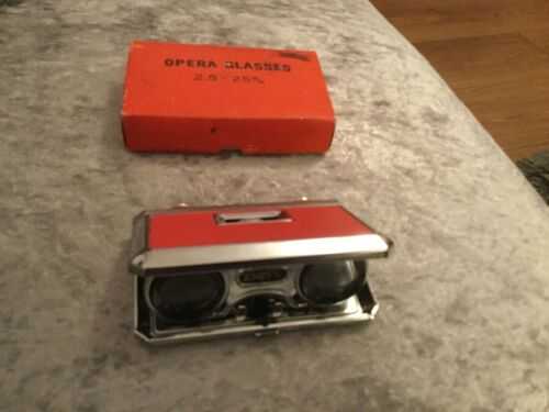 opera glasses 2.5x25 with box