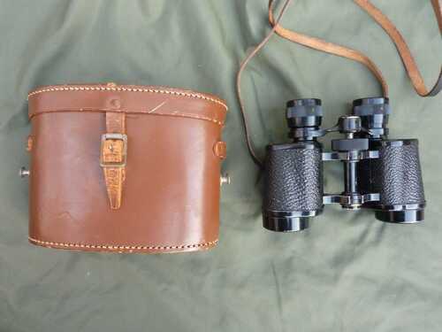 LIZARS 'Clyde' vintage binoculars 8x25 in excellent condition with case