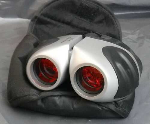 Small 8 x 21 Binoculars in Soft Black Case