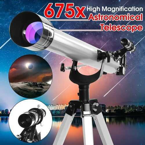 Telescope High Magnification Astronomical Refractive Zooming for Space Celestial