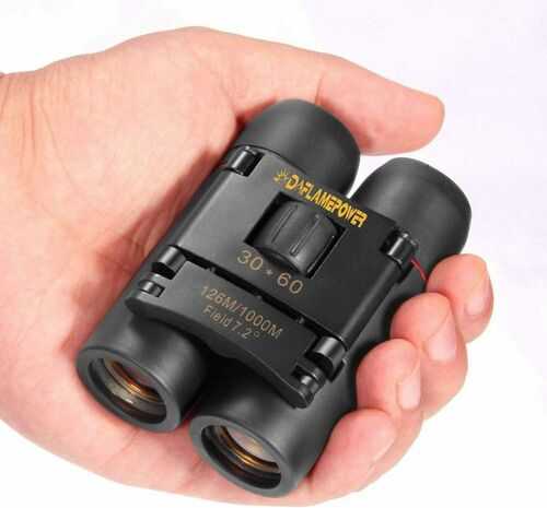 DFlamepower mini 30x60 Compact Folding Binoculars Telescope with Waterproof.....