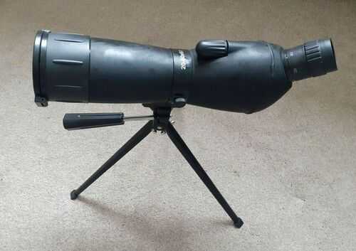 Bresser Spotting Scope 20-60x Magnification With Table Tripod and Carry Case