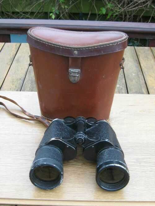 Vintage 7 x 50 Field Binoculars BIRD WATHING Coated Optics.