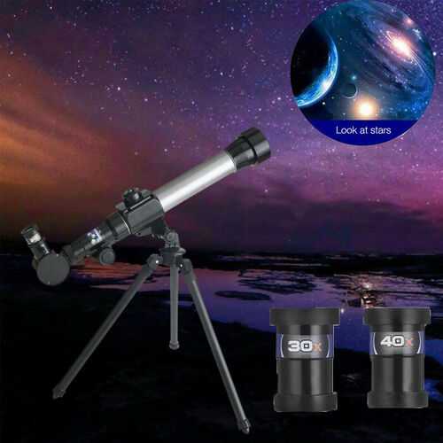 20X 30X40X Refractor Astronomical Telescope for Kids Children Combo with Tripod