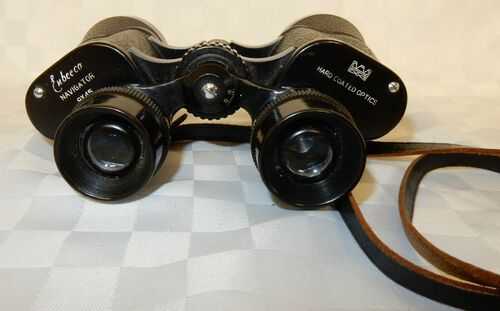 Vintage Enbeeco Navigator 9x45 Hard Coated Optics Binoculars / Field Glasses