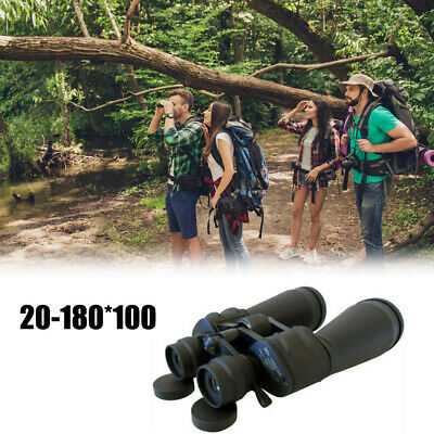 2pcs Telescope High Resolution Adjustable 20-180*100 Binoculars Monoculars B3E8