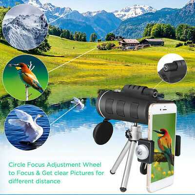 HD Optical Monocular Telescope 50x60 Night Vision Concert Phone Photographing