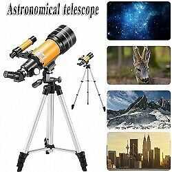 150X Refractor Astronomical Refractive Monocular Telescope Magnification andTripod