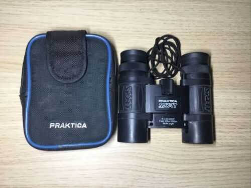 Praktica Sport Binoculars 8x25 DWCF Field 152m/1000m Wide Angle