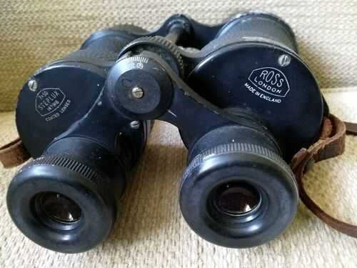 Vintage 7 x 50 Ross of London Steplux binoculars